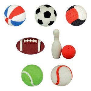 Sports Ball Puzzle Erasers Set of 14 Collectible PCS